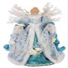 Windy Hill Collection 14" Inch Standing Aqua Angel Christmas Tree Topper or Table Top 148510 view 1