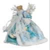 Windy Hill Collection 14" Inch Standing Aqua Angel Christmas Tree Topper or Table Top 148510 view 4