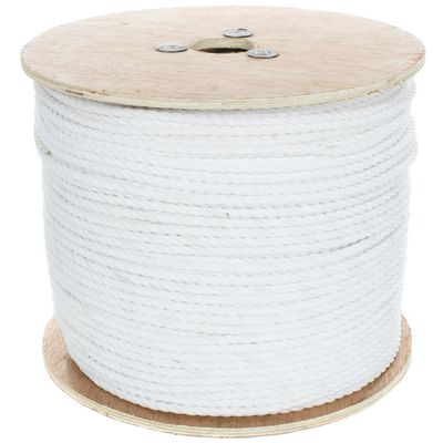 PARACORD PLANET Three Strand Twisted Polypropylene Rope Indoor and Outdoor Uses (3/4 Inch X 25 Feet, White)