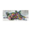 Wrapped Canvas Wall Art - Dean Russo 'Cat and Dog Companions' Wall Art for Living Room, Bedroom, or Office Dcor - 20x47 view 2