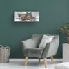 Wrapped Canvas Wall Art - Dean Russo 'Cat and Dog Companions' Wall Art for Living Room, Bedroom, or Office Dcor - 20x47 view 4
