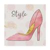 Trademark Fine Art Fashion Blooms I Pink by Jess Aiken, 18x18 view 1