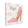 Trademark Fine Art Fashion Blooms I Pink by Jess Aiken, 18x18 view 2