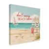 Trademark Fine Art Beach Time III by Janelle Penner, 18x18 view 2