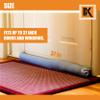 Door Draft Stopper - Draft Stopper Blocker - Under Door Weather Insulator Seal 37 inches - Sticks and Swings with The Door, 2 Lbs Heavy Effective Under Door Draft Stopper Energy Saver view 2