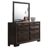Acme Merveille Rectangular Bedroom Mirror in Rich Espresso view 3