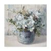Trademark Fine Art Garden Blooms I Blue Crop by Danhui NAI, 18x18 view 1