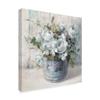 Trademark Fine Art Garden Blooms I Blue Crop by Danhui NAI, 18x18 view 2