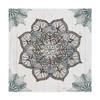 Trademark Fine Art Mandala Morning V Blue and Gray v2 by Anne Tavoletti, 24x24 view 1