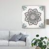 Trademark Fine Art Mandala Morning V Blue and Gray v2 by Anne Tavoletti, 24x24 view 3