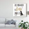 Trademark Fine Art Pet Love II v2 by Veronique Charron, 18x18 view 3