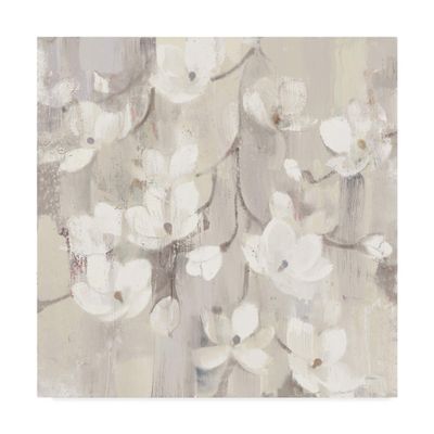 Trademark Fine Art Magnolias in Spring II Neutral by Albena Hristova, 18x18