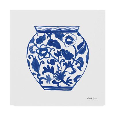 Trademark Fine Art Chinoiserie I by Farida Zaman, 24x24
