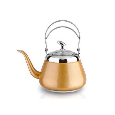 1.2L Thick Stainless Steel Kettle Gas Stove Induction Cooker Gold