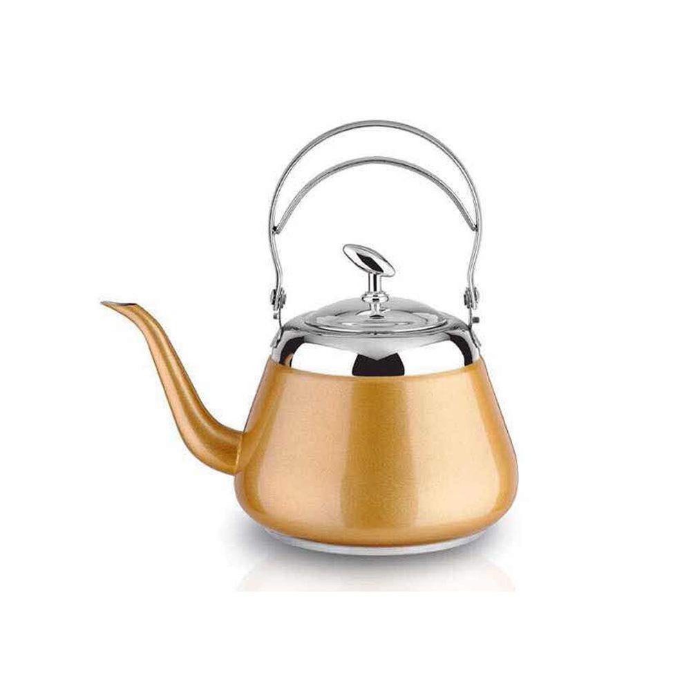 1.2L Thick Stainless Steel Kettle Gas Stove Induction Cooker Gold