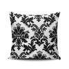 XIUBA Throw Pillow Covers Case Black White Pattern Damask Decorative Pillowcase Cushion Cover 20X20 inch Square Size Double Sided Design Printed view 1