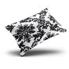 XIUBA Pillowcases Black White Pattern Damask Customizable Cushion Decorative Rectangle 20X26 inch Standard Size Throw Pillow Cover Case Hidden Zipper One Sided Design Printed view 3