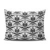 XIUBA Pillowcases White Damask Customizable Cushion Decorative Rectangle 20X30 inch Queen Size Throw Pillow Cover Case Hidden Zipper One Sided Design Printed view 1