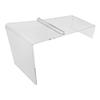 DBM IMPORTS Clear Acrylic Lucite Single Shoe Display Stand Set of 4 Pc with Heels Slant Riser Holder 8'' x 3'' x 4''Q view 3