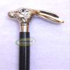 INAM The Best Gift, Antique Wooden Foldable Walking Stick/Walking Cane with Solid and Antique Brass Beautiful Victorian Rabbit Handle/Stick Length 92 cm HANDICRAFTS view 1