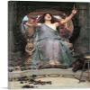 ARTCANVAS Circe Offering the Cup to Odysseus Ulysses 1891 Canvas Art Print Stretched Framed Painting Picture Poster Giclee Wall Decor by John William Waterhouse - 40" x 26" (0.75" Deep) view 1