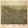 16" x 24" 1895 Map of Corry Pennsylvania view 1
