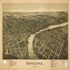 16" x 24" 1897 Map of Connellsville Fayette County Pennsylvania view 1