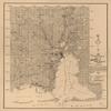 18" x 24" 1895 Township & Sectional Map Of Mobile County State Of Alabama Compiled & Drawn From The Most Reliable & Recent Data Showing The Railroads Public Roads School Houses Old Spanish & Other view 1