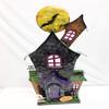 Burton & Burton 24" Tin Halloween Lighted Spooky Haunted House Decoration view 1
