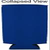 Blank Neoprene 24 oz. Can Coolie (1, Royal Blue) view 2