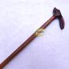 INAM Best Gift, Extreme Quality Antique Wooden Foldable Walking Stick/Walking Cane with Solid and Antique Wood Beautiful Victorian Rabbit Handle/Stick Length 92 cm HANDICRAFTS view 3