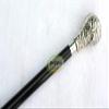 INAM Beautiful Wooden Foldable Walking Stick Walking Cane with Antique Brass Knob Handle view 3