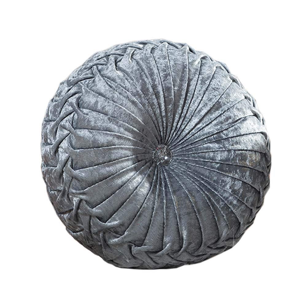 FANCY PUMPKIN European Style Sofa Cushion Car Pillow Futon Seat Cushion KTV Night Club Bar Pillows for Display, Gray