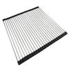 Ahyuan Roll up Dish Drying Rack Over The Sink Kitchen Roll up Sink Drying Rack Portable Dish Drainer Foldable Dish Drying Rack (Black, 20.5''X19.7'') view 1