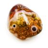 favoramulet Natural Banded Agate Palm Stone, Polished Worry Healing Crystal Specimen Sphere Pebble Irregular Shaped, 100-150g view 1
