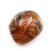 favoramulet Natural Banded Agate Palm Stone, Polished Worry Healing Crystal Specimen Sphere Pebble Irregular Shaped, 100-150g view 2