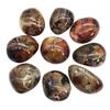 favoramulet Natural Banded Agate Palm Stone, Polished Worry Healing Crystal Specimen Sphere Pebble Irregular Shaped, 100-150g view 3