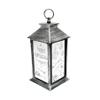 Gifts 4 All Occasions Limited SHATCHI Lights Up LED Christmas Lantern Rustic Silver PVC Warm White Xmas Home Decorations Gifts view 2