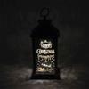 Gifts 4 All Occasions Limited SHATCHI Lights Up LED Christmas Lantern Rustic Silver PVC Warm White Xmas Home Decorations Gifts view 4