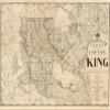 16" x 24" 1894 Anderson's New Map of The County of King State of Washington view 1
