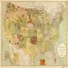 16" x 24" 1892 Map Showing Indian Reservations Within The Limits of The United States view 1