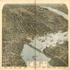 18" x 24" 1893 Map of Jacksonville Florida view 1