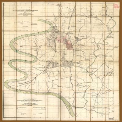 16" x 24" 1894 Preliminary Map of Antietam Sharpsburg Battlefield