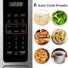 BLACK+DECKER EM036AB14 Digital Microwave Oven with Turntable Push-Button Door, Child Safety Lock, Stainless Steel, 1.4 Cu.ft view 2