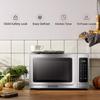 BLACK+DECKER EM036AB14 Digital Microwave Oven with Turntable Push-Button Door, Child Safety Lock, Stainless Steel, 1.4 Cu.ft view 4