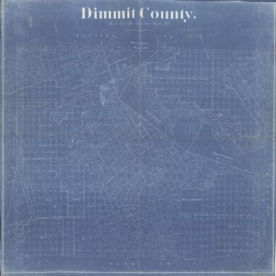 HP 20" x 24" 1901 Map Of Dimmit County