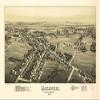 16" x 24" 1893 Map of Macungie Lehigh County Pennsylvania view 1