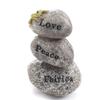 Factory Direct Craft Miniature Love Peace Fairies Stone Cairn view 1