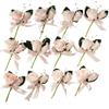 Factory Direct Craft Pink Artificial Foam Rose Boutonniere Picks - Set of 12 Fake Rose Heads for Romantic Corsages, Napkin Rings or Placeholders (5 Inches Long) view 4