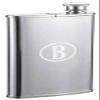 Personalized Visol Edian Stainless Steel 4oz Hip Flask with Built-in Cigar Holder - Free Engraving (Single Initial) view 4
